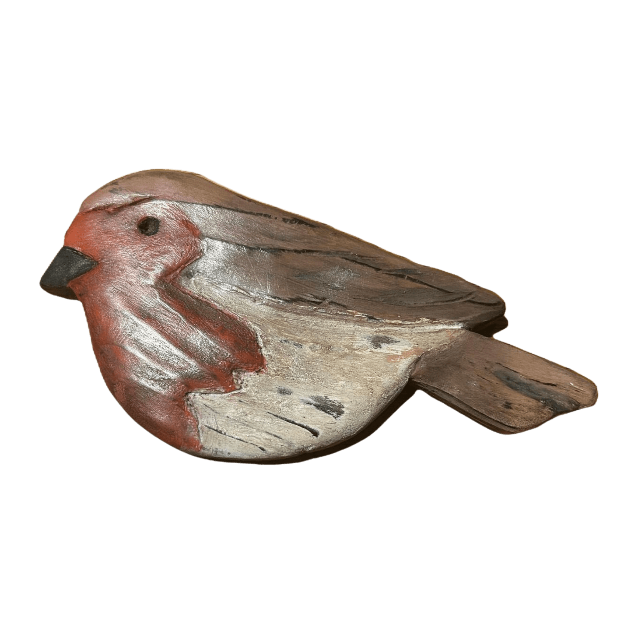 Hand Carved Robin Wall Plaque