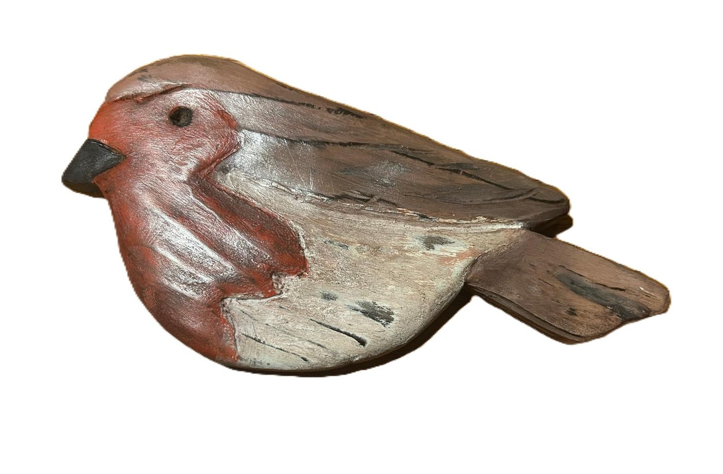 Hand Carved Robin Wall Plaque